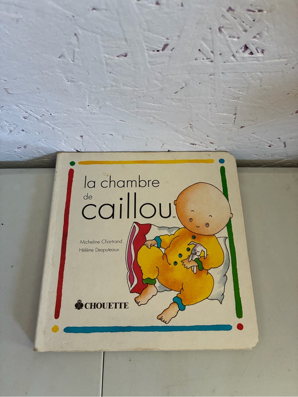 Chouette Caillou Kids Board Book - Yellow